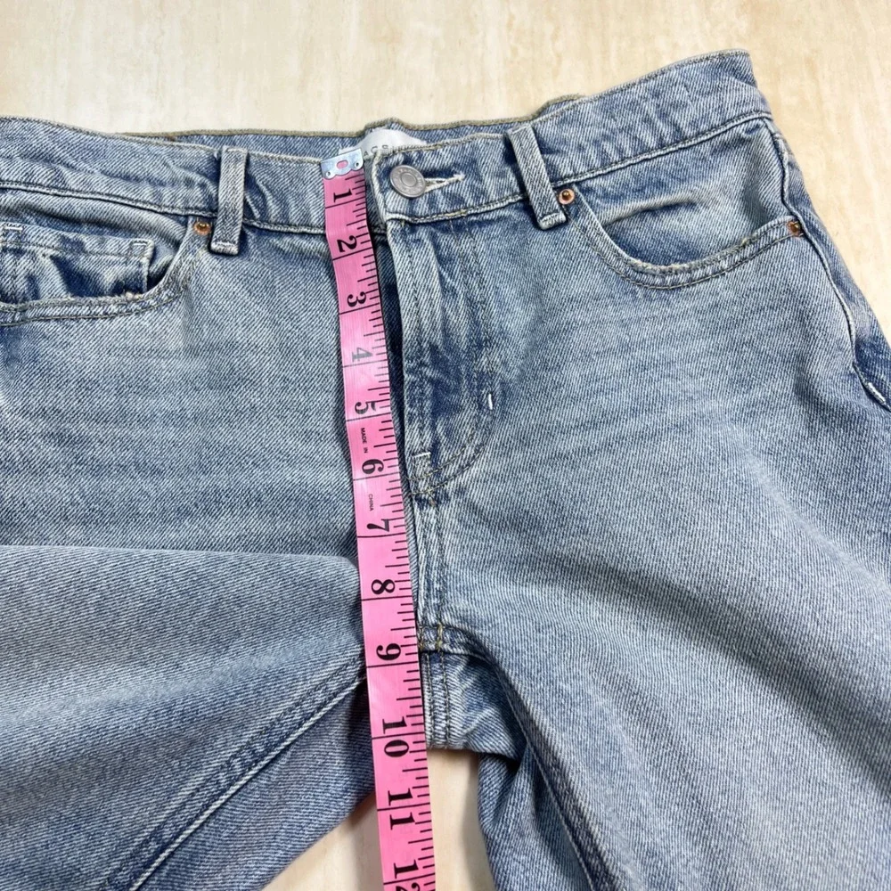 PacSun Jordyn Low Rise Straight Leg Jeans Size 24 Light Wash Denim - Picture 11 of 17